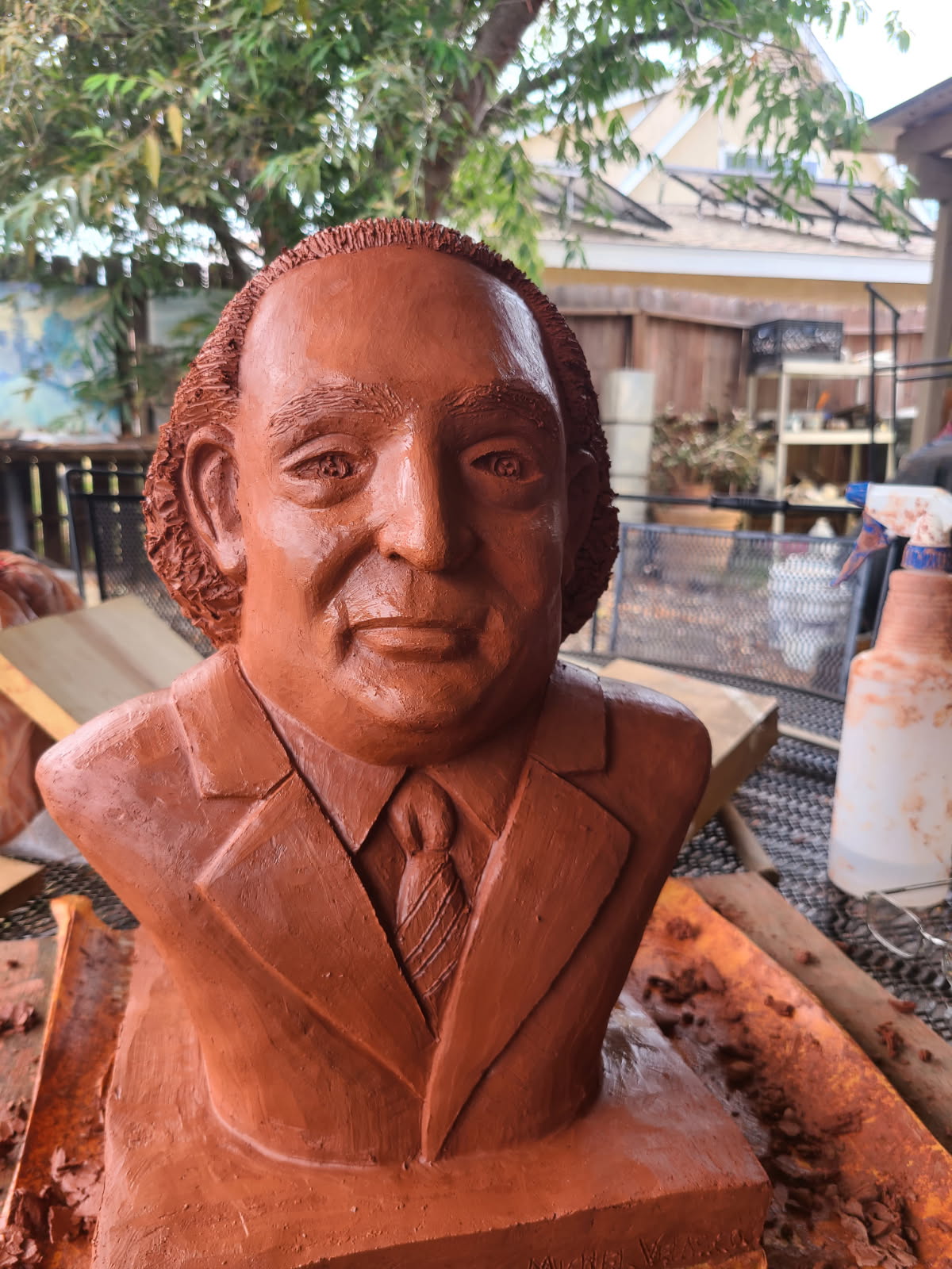 Untitled — Clay Portrait Bust (title to be confirmed)